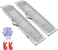 BEJONI Shed Ramps 2pc, 960lbs Capacity, Lawn Mower Ramps, Trailer Ramp for Golf Cart, Snow Blower, L