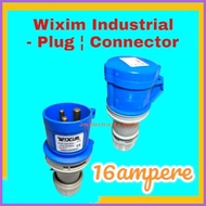 ◫ ✌ ۞ Wixim Industrial Plug - Connector 16A, BIR REGISTERED ®