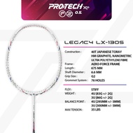 PROTECH Badminton Racket - LEGACY LX-130S | VIVIAN HOO EDITION | 3UG2 | MAX 35 LBS (FREE String + Gr