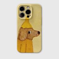 Hat Puppy Film Phone Case Suitable for Apple 17pm/i16Pro12/11/8p/x All-Inclusive Phone Case 手机壳