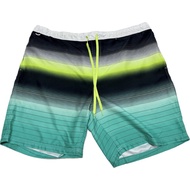 Waist 44-59 Inches 2XL George Green Striped Shorts