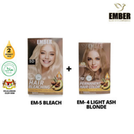 EMBER Permanent Hair Color 30ml + 30ml + 10ml / Hair Bleach 45ml + 30g + 10ml (HALAL) / Pewarna Ramb