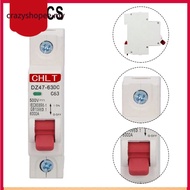 【CRAZYSPE】1PCS DC Circuit Breaker DC 500V Unipolar MCB Solar PV 10 16 20 32 40 63 Amp