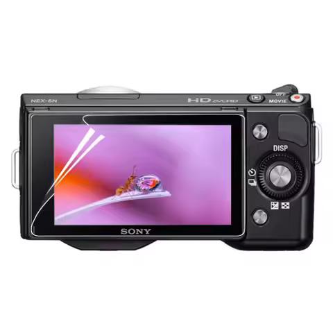 3 x PET Screen Protector Clear Soft Film for Sony Alpha A6400 A6500 A6300 A6000 A5100 A5000 A6600 NE