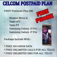 Celcom Postpaid Plan with FREE PHONE PLAN