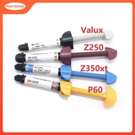 3M Composite Light Curing Resin Z350XT Z250 P60 Valux Filler Universal Dental Material