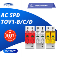 TOMZN AC SPD 2P 275V Household Surge Protective Device 10-20kA / 20-40kA / 30-60kA Low-Voltage Arres