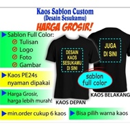 MINIMAL Custom Screen Printed T-Shirt (PE 24s/Polyester T-Shirt) Extra BIG Size X4L-X8L. Minimum Ord