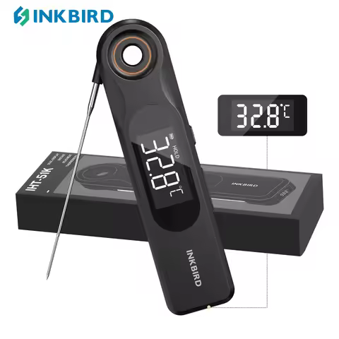 INKBIRD IHT-51K Dual-display Instant Read Food Thermometer 0.5 Sec Super Fast Response IP65 Waterpro