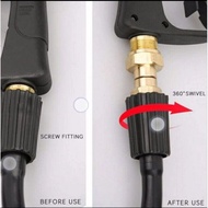 Swivel Join brass M22 15 Male + M22 Female