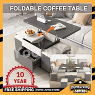 SUP [SG☆SALES]3-1 In 1 Adjustable Coffee Table / Home Dining Table Chair / Foldable Side Table b565b