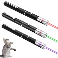 Laser Pointer Cat Toy Green Red Purple Light Laser Pen Teaching Real Estate Pointer Interactive Cat 