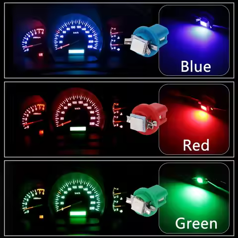 10Pcs LED Light Car Gauge Speed Dash Bulb for honda tire golf gti mk7 food truck toyota matrix corol