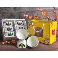 Bowl set with gift box, hand-painted Bat Trang ceramics, Makes a meaningful housewarming gift. 3