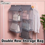 Wardrobe Organizer Hanging Handbag Wardrobe Storage Bag Closet Rack Tote