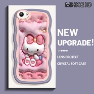 MHKEID Casing Ponsel untuk VIVO Y71 Y71i Y53 Y35 Y51 2020 Y31 2021 Y51A 2021 Y53s Y33 Casing 3D Hell