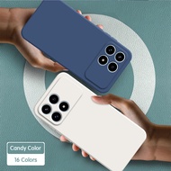Liquid Silicone Case For Xiaomi Poco F6 F7 F8 Pro Shockproof Soft TPU Cover Phone Cases Replacement 