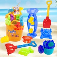 LT1 Beach Bucket with Sand Mill 9 Piece Made of High Quality Plastic Made in Vietnam