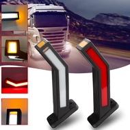 2PCS LED Outline 24v Truck Side Marker Trailer Lights LED Truck Trailer Tail Reversing Light Turn Signal Side Lights For