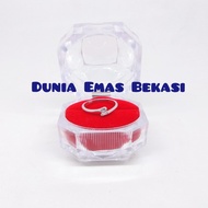 Cincin Diamond,berat 1.87gram Emas Putih 750%