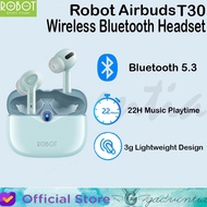 ROBOT T30 WIRELESS EARPHONE TWS BLUETOOTH HEADSET AIRBUDS AIRDOTS T10