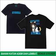 KATUN Chitanda Eru Hyouka Anime Manga Japanese T-Shirt with Back Screen Printing, Premium 30s Combed