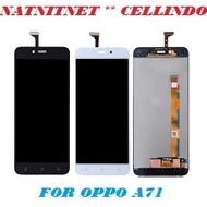 Bos> LCD TS ORIGINAL OPPO A71 BLACK BEST QUALITY SUPER