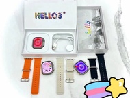 Hello watch 3+ smart watch 真AMOLED屏16A雙核處理器+4GB內存可下載圖片音樂落手錶到 地圖即時提示指路支付寶chat GPT （WS）微信facebook ig等信息提示 指南針定位步行距離步數燃燒卡路里血糖血壓心跳心率運動智能手錶 可自行上YouTube搜尋相關資料 絕對高端頂配 物超所值