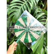 raffia fan: abaniko raffia fan: wedding souvenirs