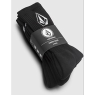 Volcom SOCK Warcomset SOCKS 3 Pairs-FULL STONE 3 Pk-VIBES X 1 Pk.