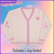 Taylor Swift Pink Star 1989 Love New Embroidered Cardigan Sweater 18