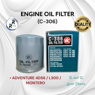 OIL FILTER C-306 OIL FILTER ADVENTURE OIL FILTER L300 OIL FILTER MONTERO OIL FILTER C306 C-306 OIL