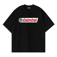 【Premium 220GSM 100% Cotton T-Shirt】GXG T-Shirt Colestrol Black Tees Cotton