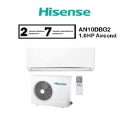 Hisense 1.0HP Air Conditioner AN10DBG / AN10DBG2 Air Cond R32 Penghawa Dingin