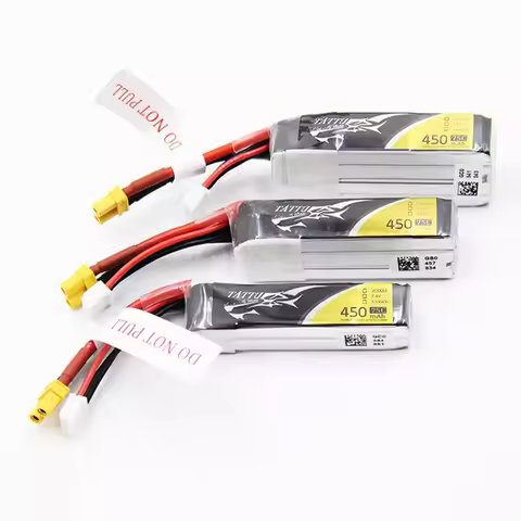 Grignard TATTU75C High Power 450mAh 2S 3S 4S FPV Lithium Battery 7.4 11.1 14.8V