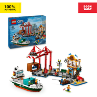 LEGO® City Seaside Harbour with Cargo Ship Toy 60422