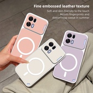 Phone Case For OPPO K15 Pro+ K13 Turbo Pro K12 K12X K10 Pro - Faux sheepskin Circular Magnetic Shock