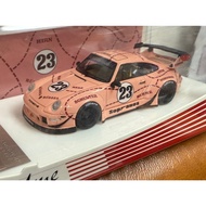 Fuelme 1/64 FM64001-RW-993B Porsche RWB 933 Sopranos Pink Pig Limited Resin Model Car