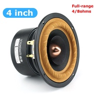 30W 4 Inch Speaker 4ohm 8ohm Full Range Speaker Fever Tweeter Midrange Woofer Audio Amplifier Speaker Bass 98Hz-20KHz 1PC