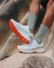 MERRELL AGILITY PEAK 5輕量戶外越野慢跑運動鞋 男鞋-白色