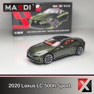 Masdi 1:64 2020 Lexus LC 500h Sport Green Rolling Wheel
