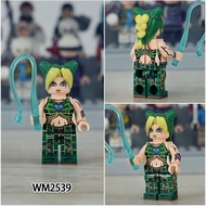 ของเล่นบล็อกตัวต่อโจโจ้อะนิเมะ Enrico Pucci Jolyne Cujoh Kujo Jotaro Emporio Alnino Narciso Anasui