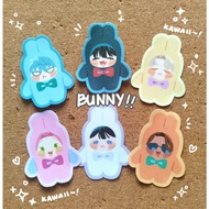 Alien Stage Bunny Ivan Till Mizi Sua Hyuna Luka Sticker Set / Flake