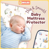 Baby Mattress Protector Changing Pad Leakproof 100% cotton Non-Slip Soft Waterproof 3-Layer Portable