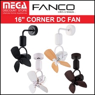 FANCO DONO 16" WALL OR CEILING MOUNT CORNER DC FAN