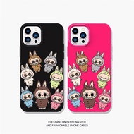 Form A Circle Around Labubu Case Compatible for IPhone 16 15 14 13 12 11 Pro Max Shock Proof X XSmax