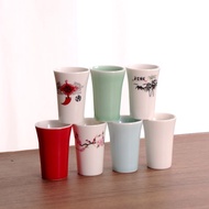 20ml Ceramic Wine Glass Household Small Wine Glass One Sip Wine Glass White Wine Glass Spirit Glass 