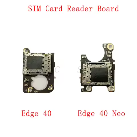 SIM Card Reader Board Connector For Motorola Moto Edge 40 Neo X40 Sim Card Reader Flex Cable Repair 