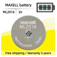 Maxell ML2016 Rechargeable Battery 3v Computer Motherboard Light Energy Watch Electronic Instead of 