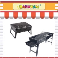 Barabam [Per Pcs] Grilled BBQ portable Outdoor Charcoal Grill, Outdoor Folding Barbecue Weber grill BBQ grill Arang Batu